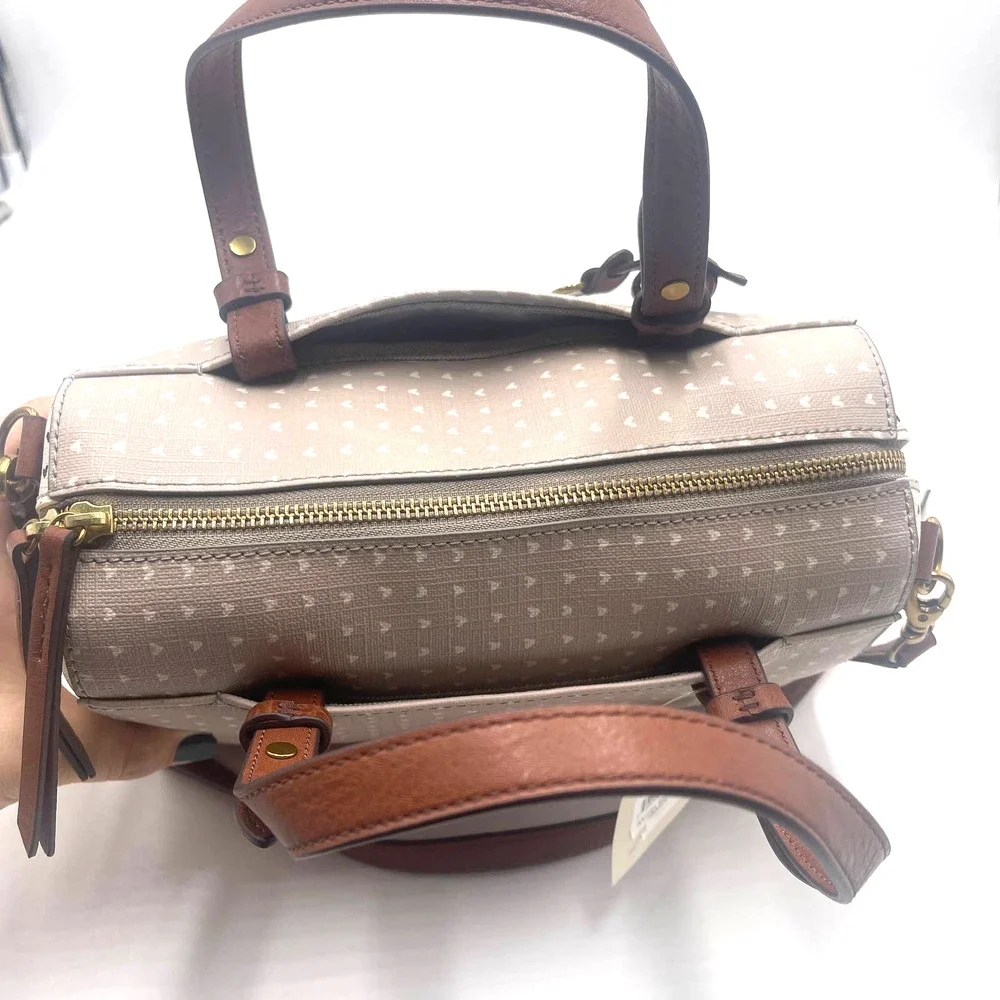 Fossil Rachel Satchel Hearts Bag NWT $180_7